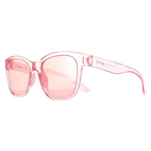 Smith Optics Caper-35J Womens Panto Sunglasses Crystal Blush/chromapop Pink 53mm