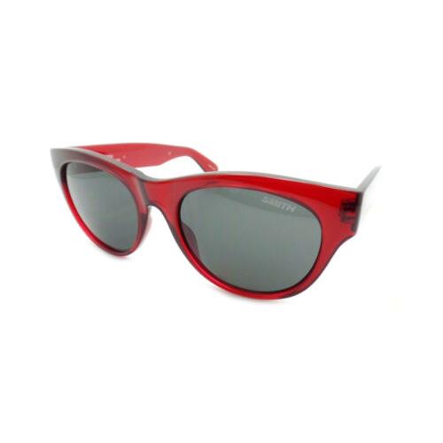 Smith Optics Sophisticate-imm Women Sunglasses Crystal Deep Maroon Red/grey 54mm