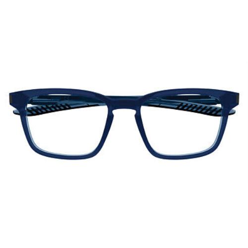 Puma PU0378O Eyeglasses Men Blue/gray Square 53mm