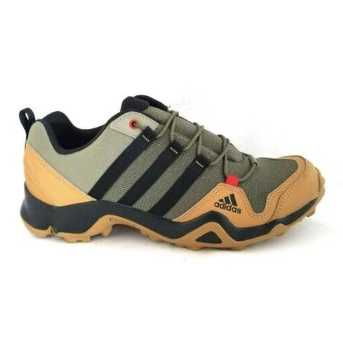 Adidas Terrex AX2S Low Top Men`s Hiking Shoes GY8311 Olive Black Brown