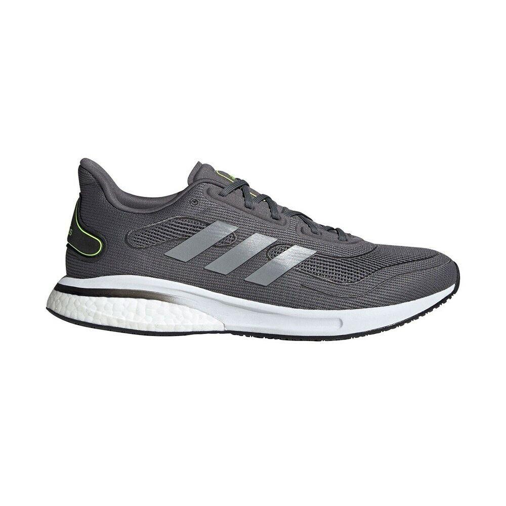 Adidas Men`s Supernova Running Shoe Gray Size 11.5 13 - Grey