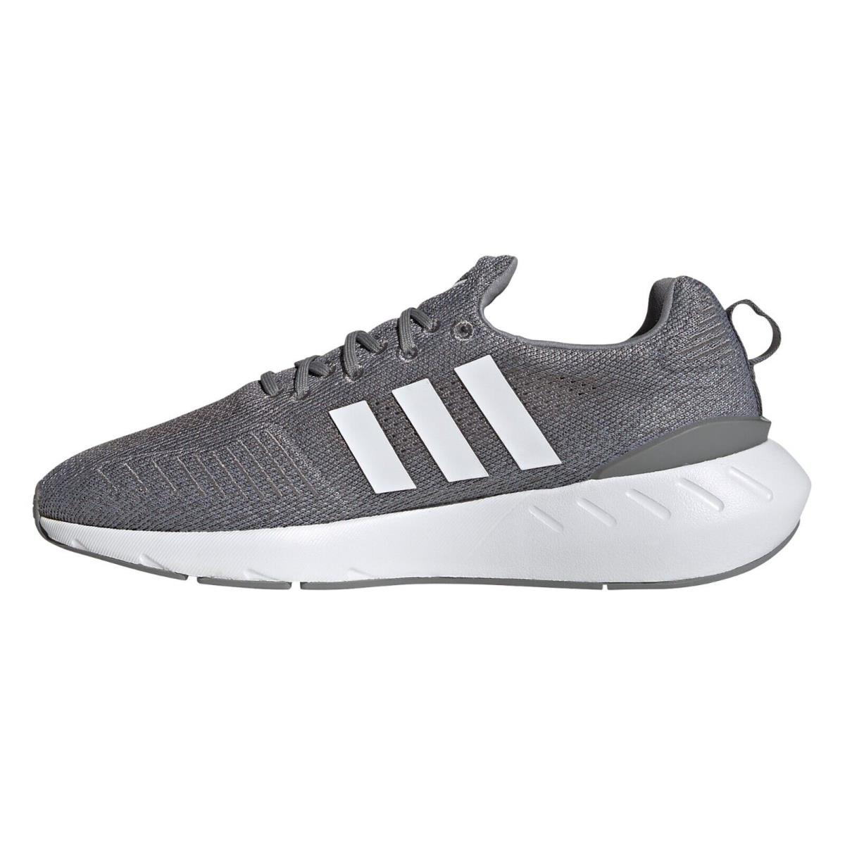 Adidas Men`s Swift Run 22 Running Shoe Size 13 - Grey Three/Footwear White/Grey Four