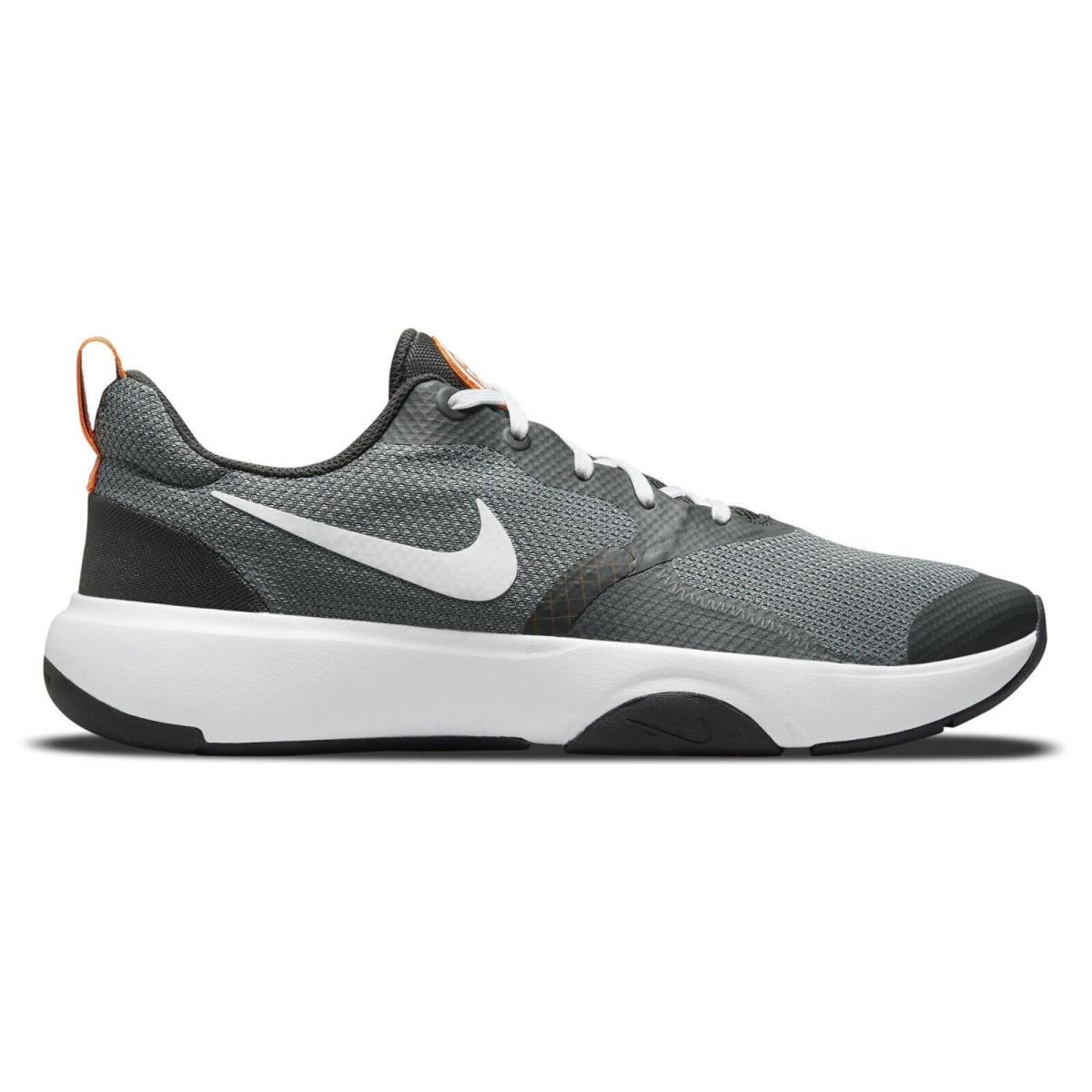 Nike Men`s City Rep TR Training Shoe Size 10.5 11.5 - Wolf Grey/White-Cool Grey-Total Orange
