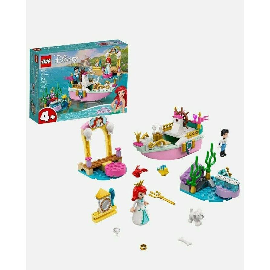 Lego Sets: Various Years Themes Pieces - New/ You Pick 43191 Disney: 2021 Ariel`s Celebration Boat