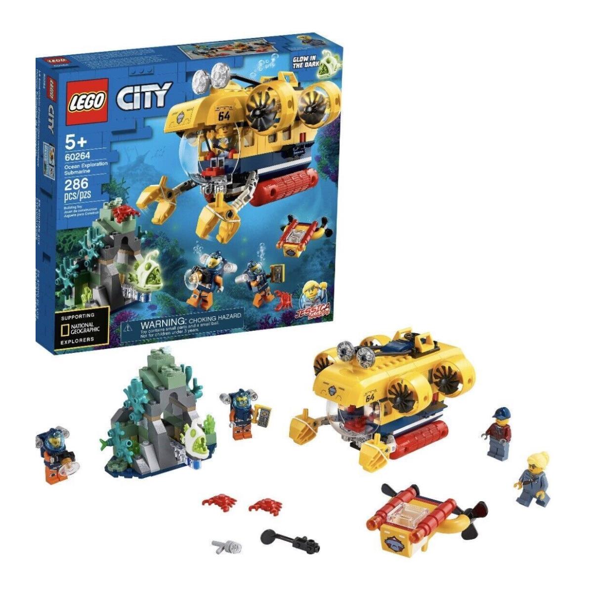 Lego Sets: Various Years Themes Pieces - New/ You Pick 60264 City: 2020 Ocean Exploration Submarine