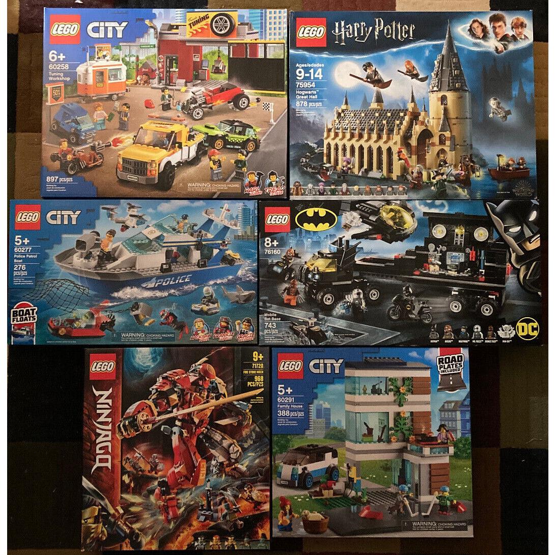 Lego Sets: Various Sets Years Themes Characters - New/sealed - You Pick