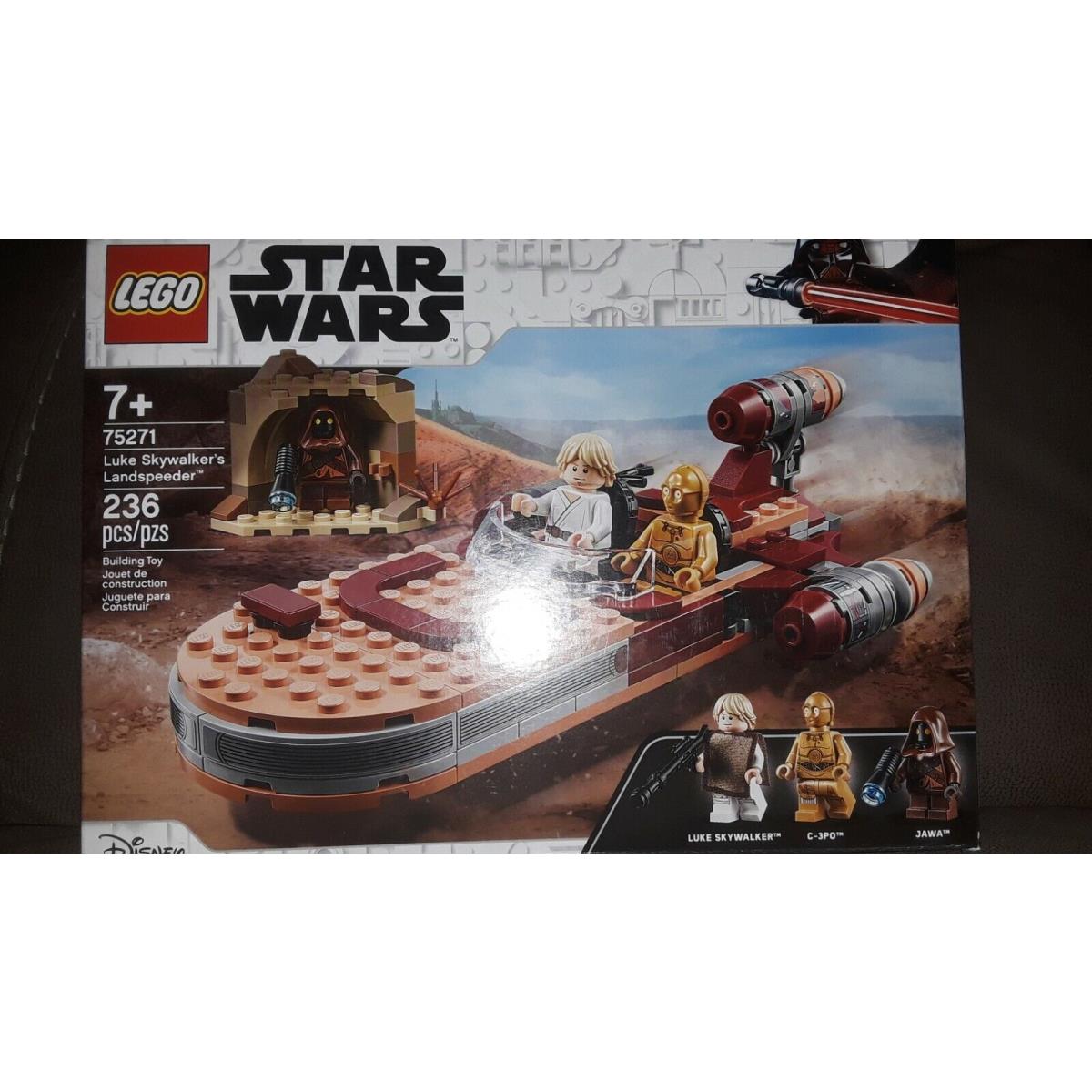 Lego Star Wars 75271 Luke Skywalker`s Landspeeder New/ Sealed/ Free Shp Return