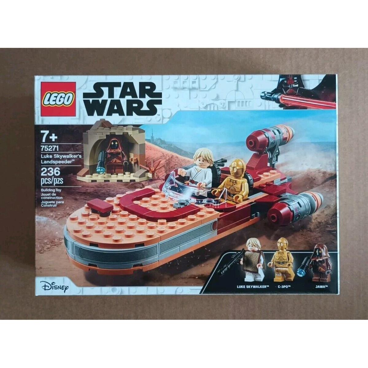 Lego Star Wars 75271 Luke Skywalker`s Landspeeder Retired Set