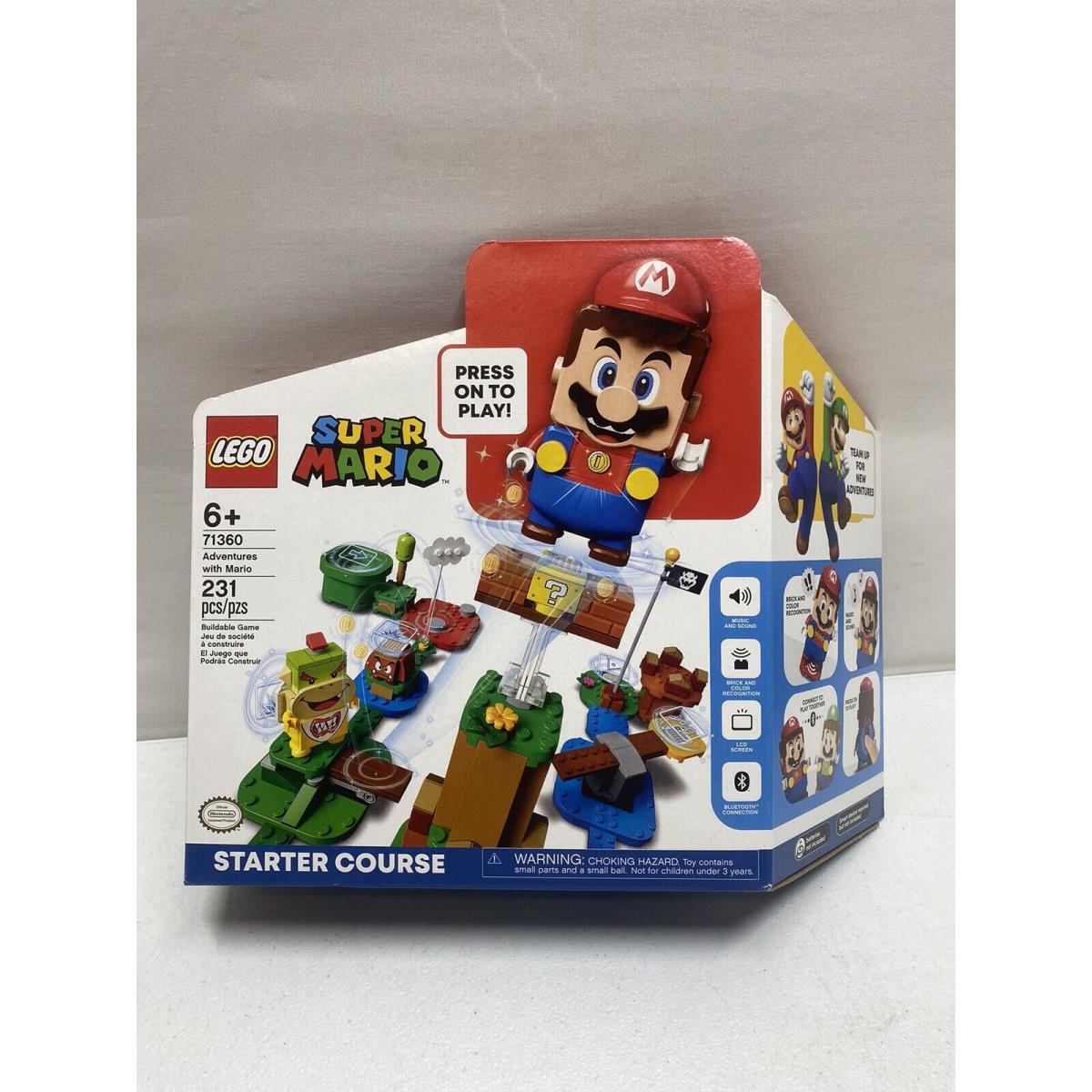 Lego Super Mario 71360 Adventures with Mario Starter Course 231Pcs Retired 2024