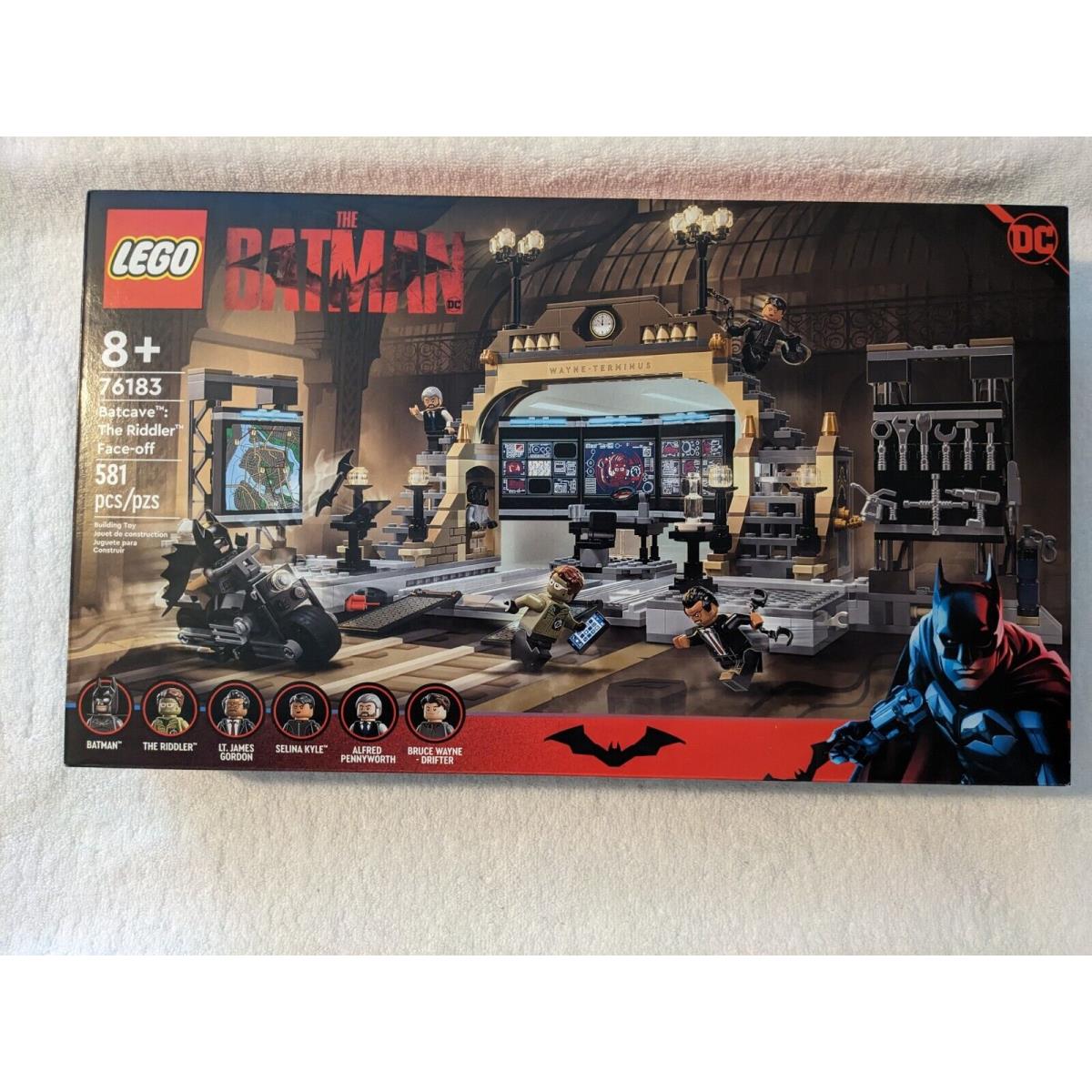 Lego 76183 Super Heroes: Batcave: The Riddler Face-off Retired