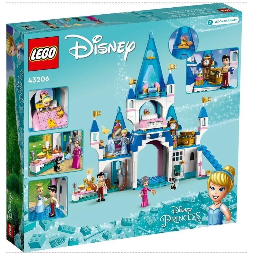 Lego 43206 Disney Cinderella and Prince Charming`s Castle Box