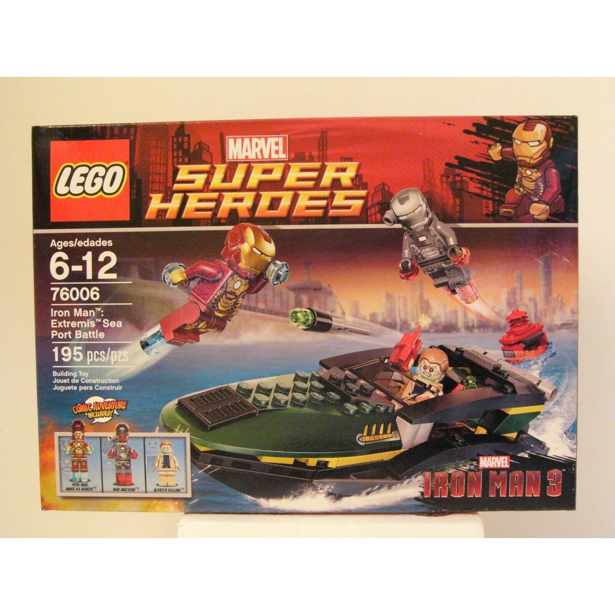 Lego 76006 Iron Man Extremis Sea Port Battle