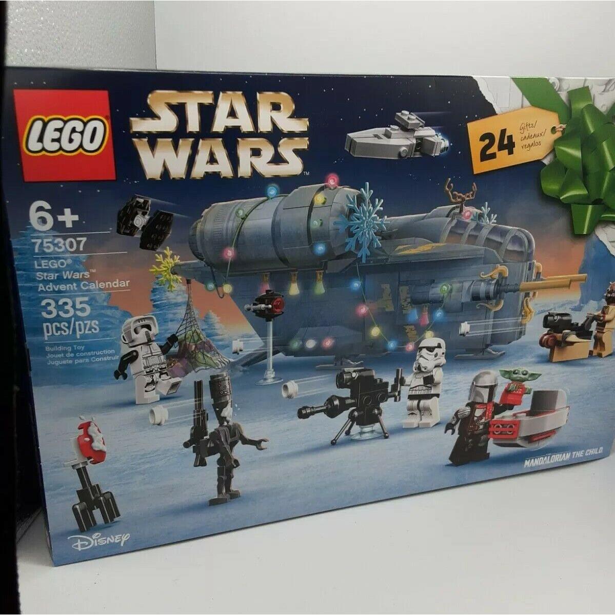 Lego Advent Calendar Star Wars Disney Holiday Mandalorian 335 Pcs 75307 Mint