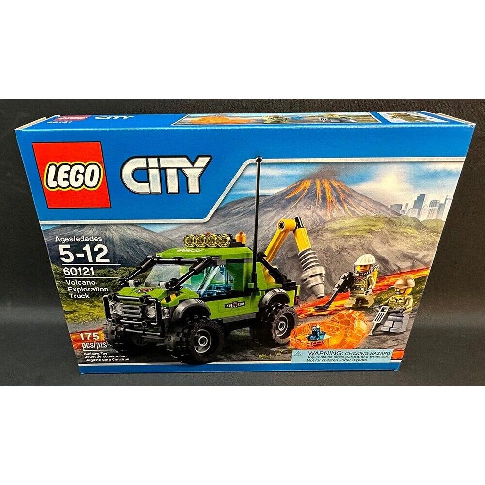Lego City Volcano Exploration Truck w/2 Minifigures Set 60121