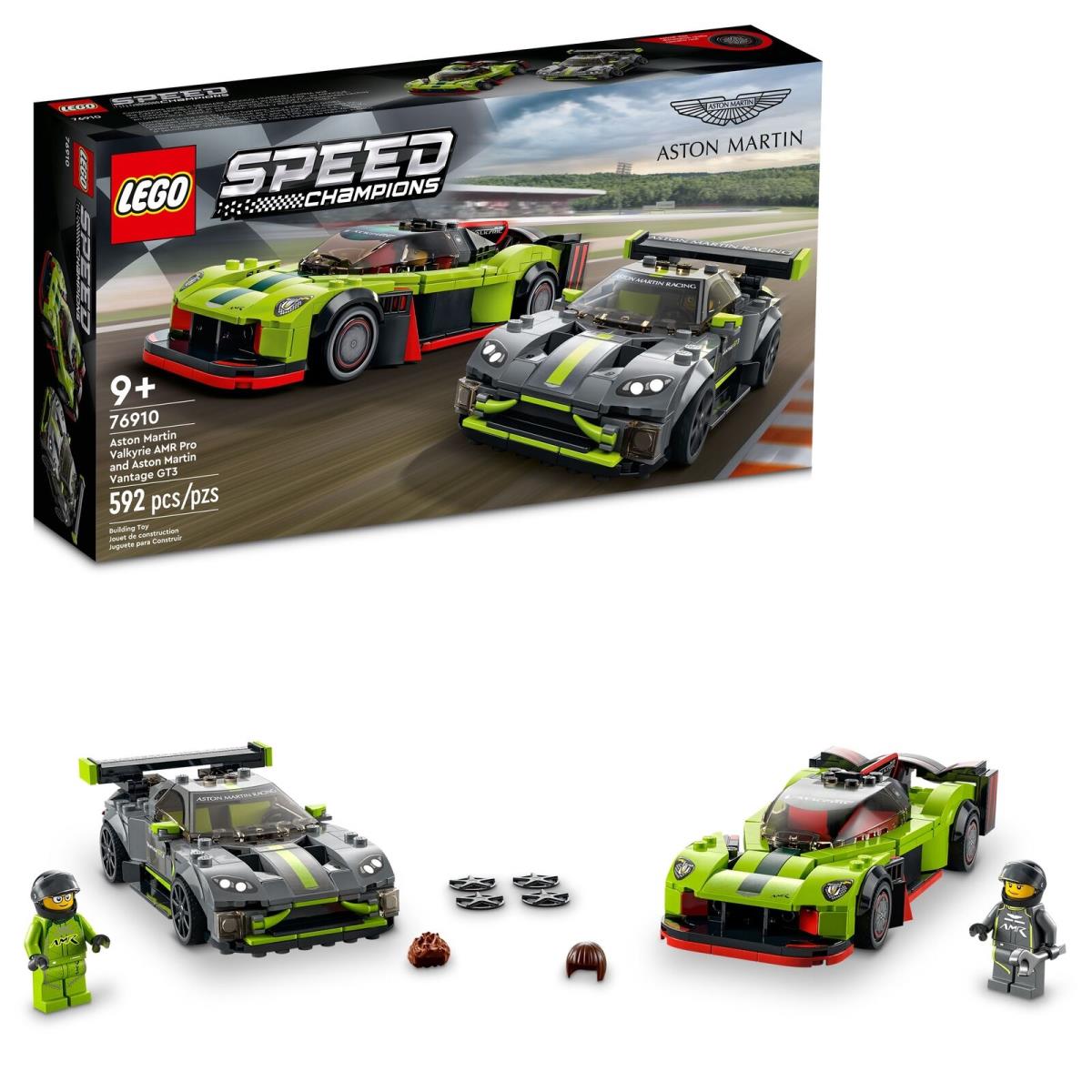 Lego Speed Champions 76910 Aston Martin Valkyrie Amr Pro Vantage GT3