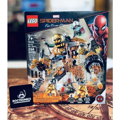 Lego 76128 Marvel Spider-man Far From Home Molten Man Battle Retired