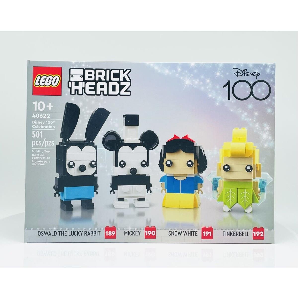 Lego 40622 Disney 100thCelebration Brickheadz Mickey Tinkerbell Oswald Snow