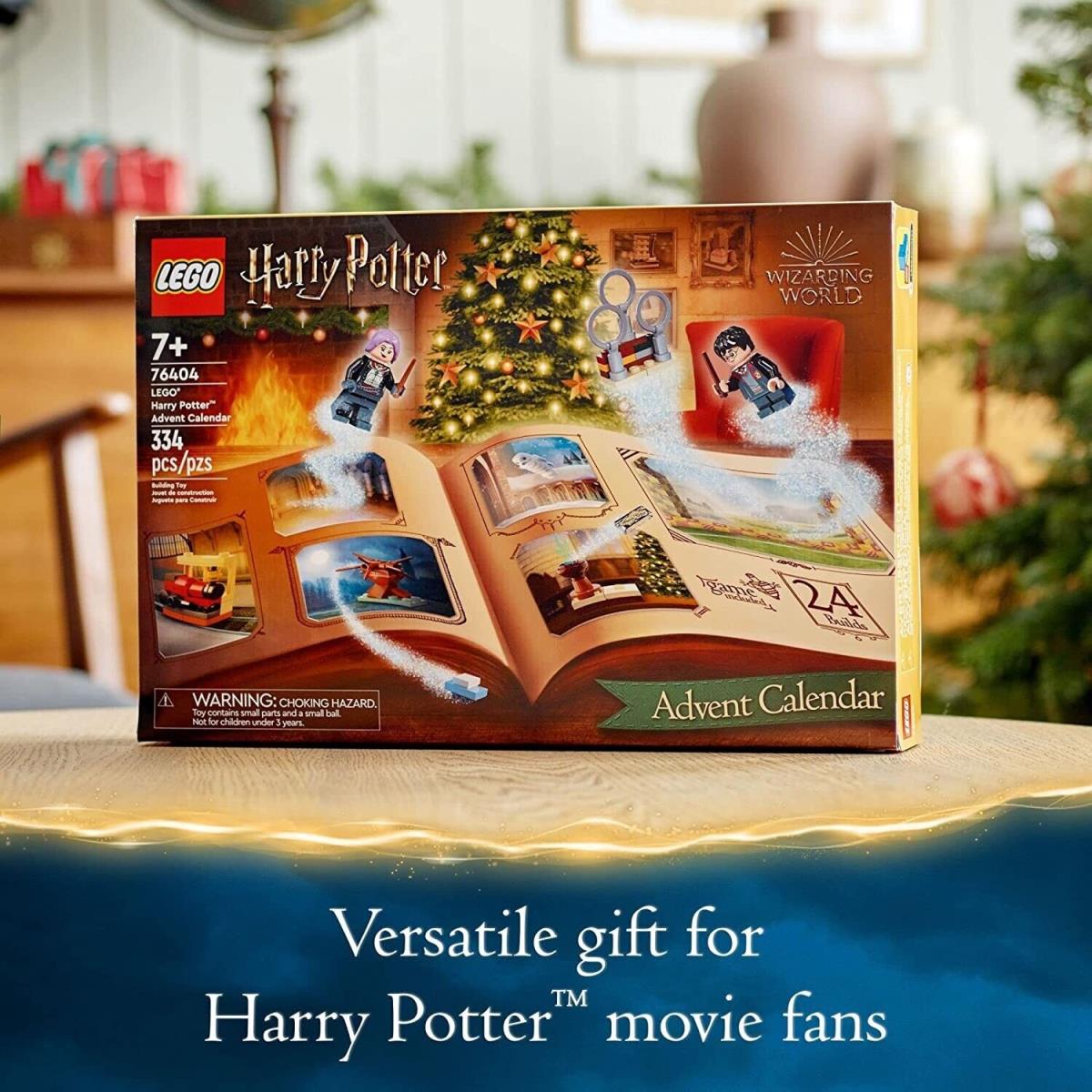 Lego Harry Potter Advent Calendar Hedwig Sirius Voldemort Slughorn Neville 334pc