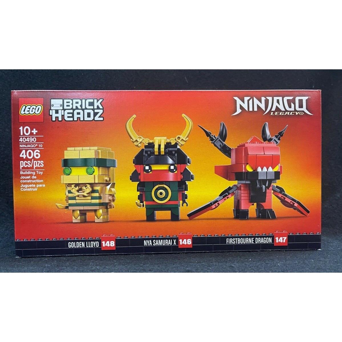 Lego 40490 2021 Brickheadz Exclusive Ninjago 10th Anniversary Lloyd