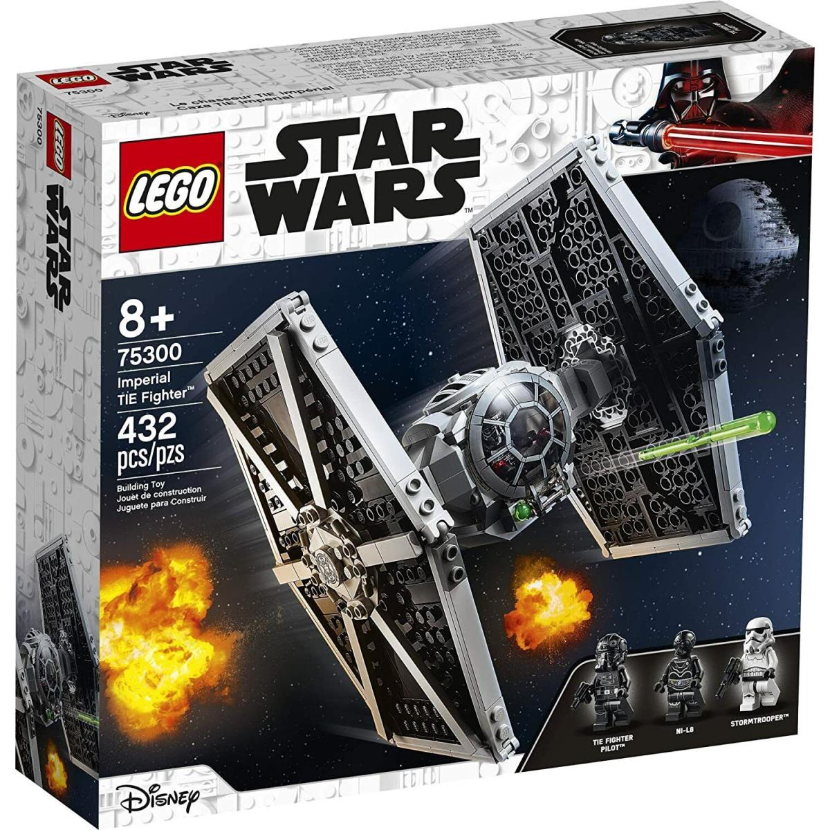 2021 Lego Star Wars Imperial Tie Fighter 75300 Building Kit 432 Pieces