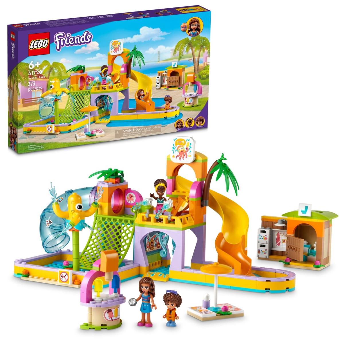 Lego Friends Water Park Summer Set with Swimming Pool 41720