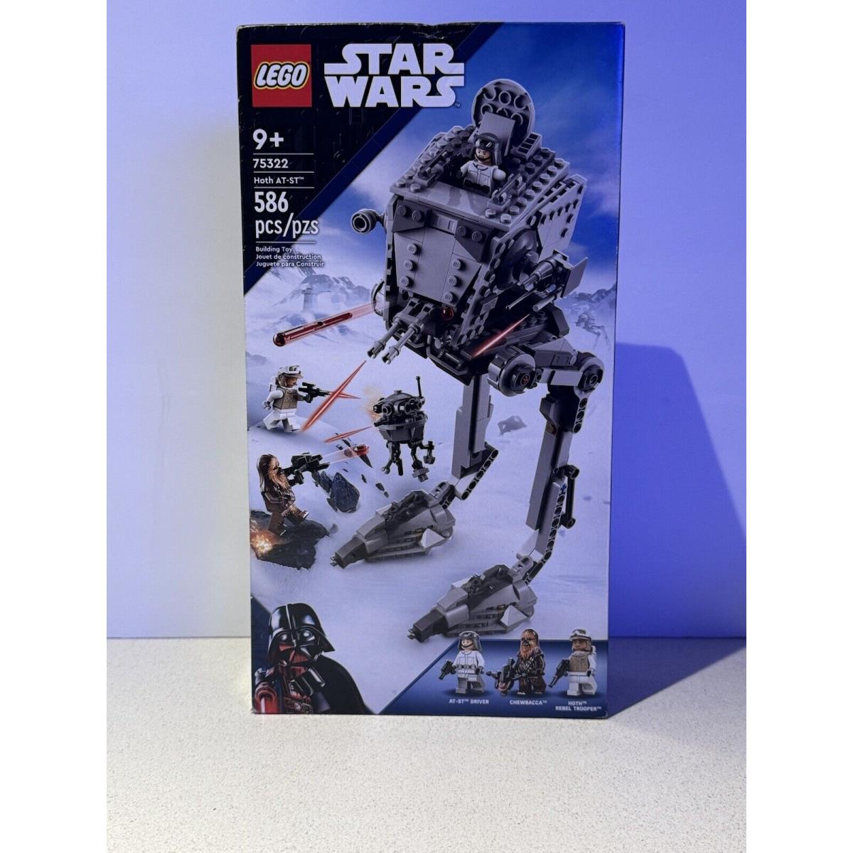 Lego Star Wars: Hoth At-st 75322 Walker Chewbacca and Droid Minifigure