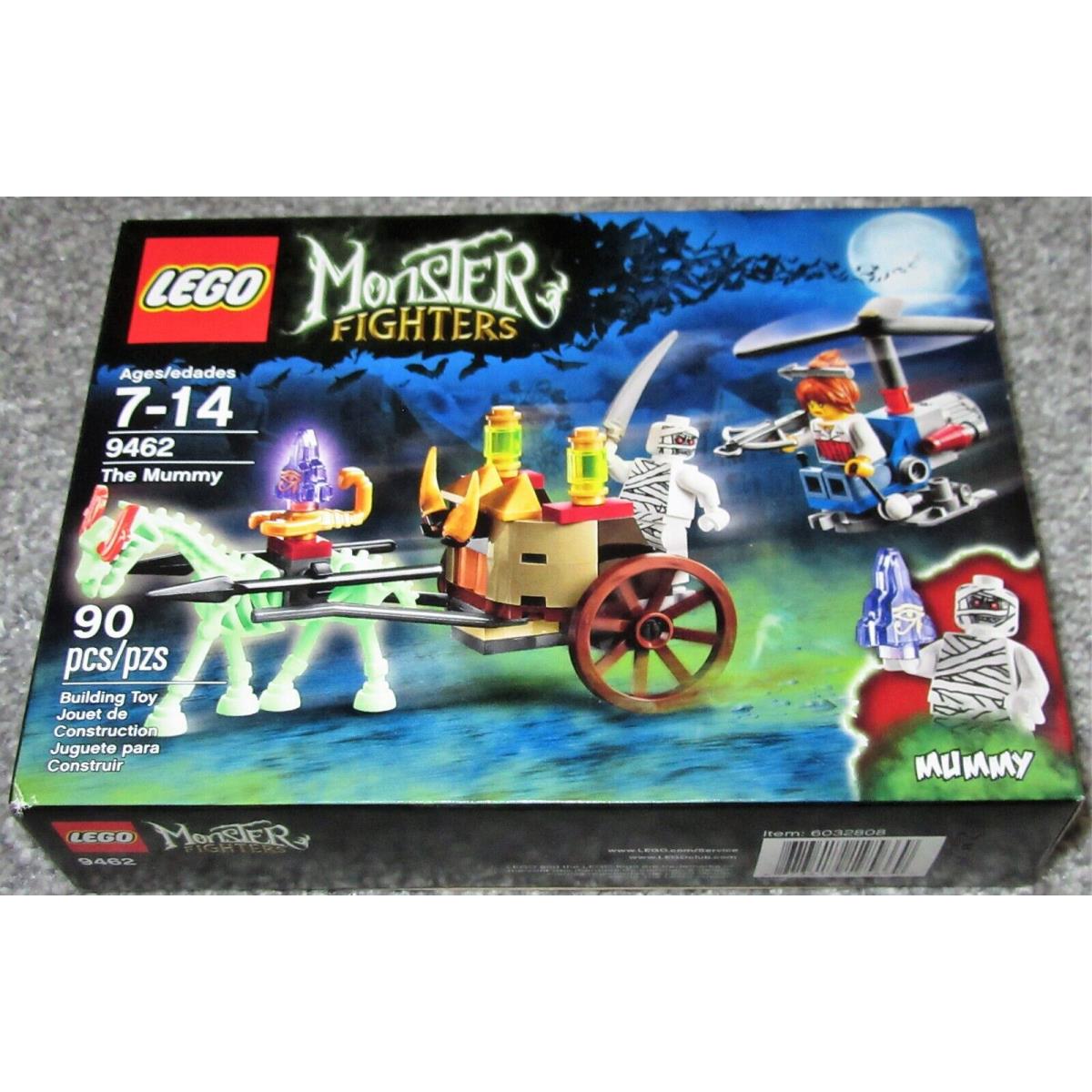 Lego Monster Fighters 9462 The Mummy Nisb Retired Glow In The Dark Horse