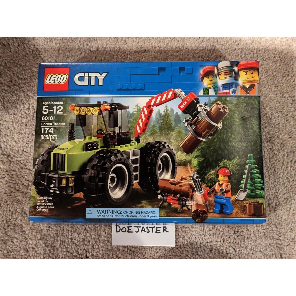 Lego City Forest Tractor 60181 - Great Vehicles - 2018