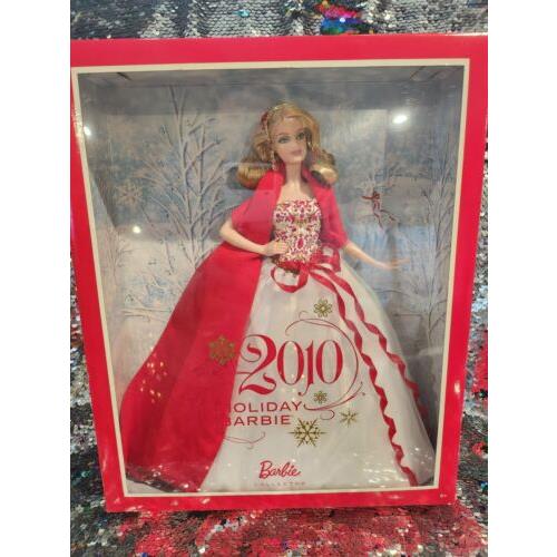 Mattel 2010 Holiday Barbie Doll R4545 / Nrfb