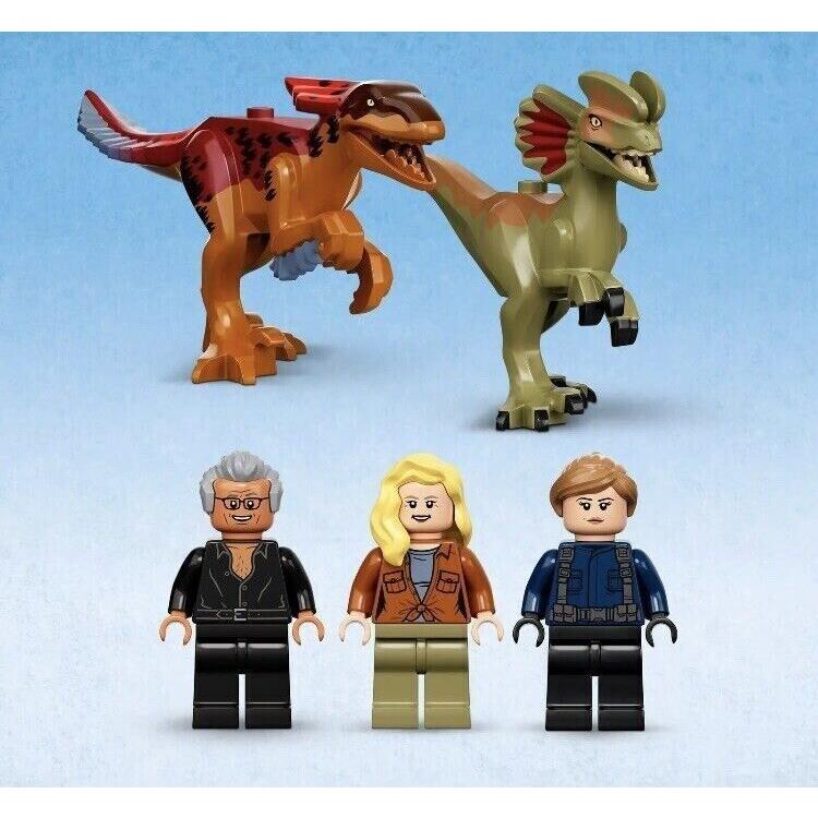 Lego 76951 Jurassic World Pyroraptor Dilophosaurus Transport Kit 254 Pcs