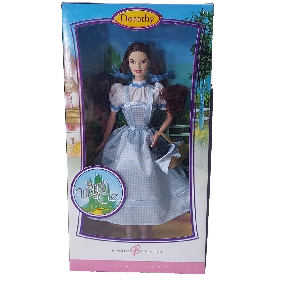Barbie Dorothy Doll Wizard Of Oz Doll Pink Label Box Mattel 2006 K8682