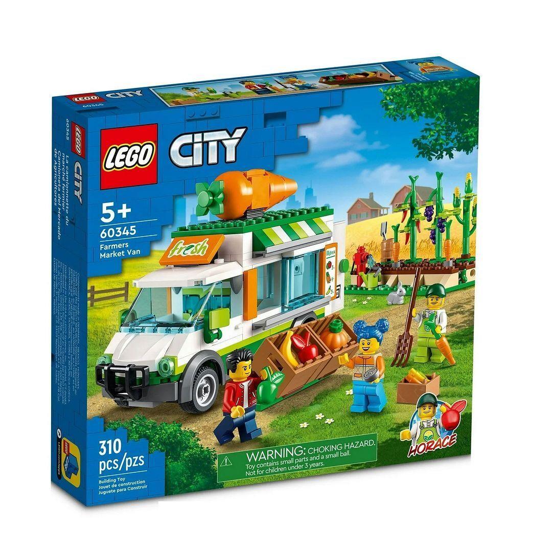 Lego City 60345 Famers Market Van 310 Pcs Building Toy