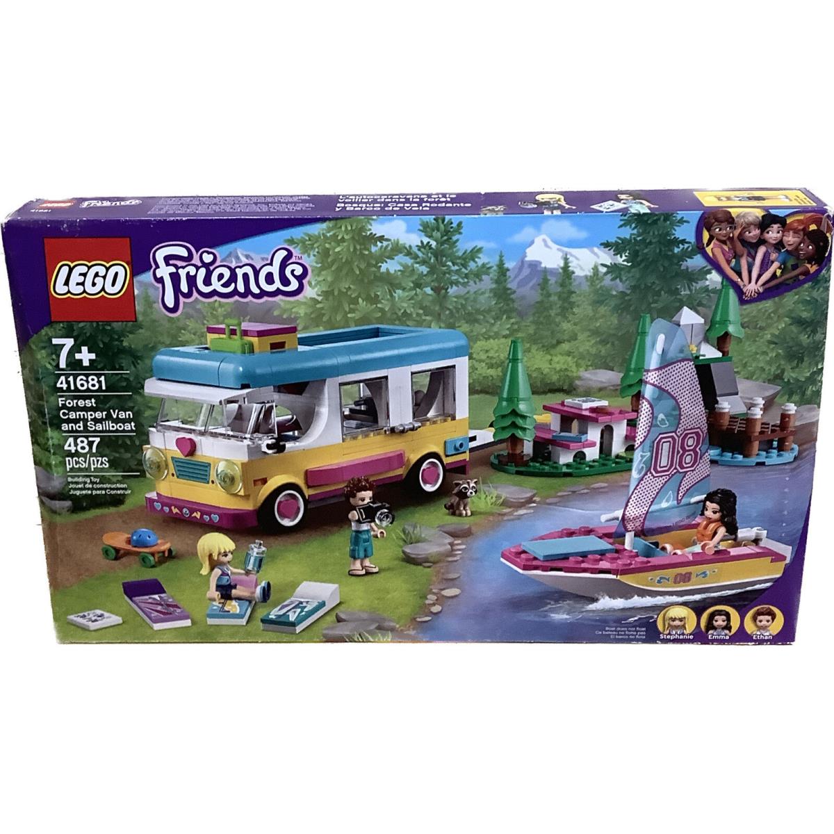 Lego Friends Forest Camper Van and Sailboat Building Set - 9259857