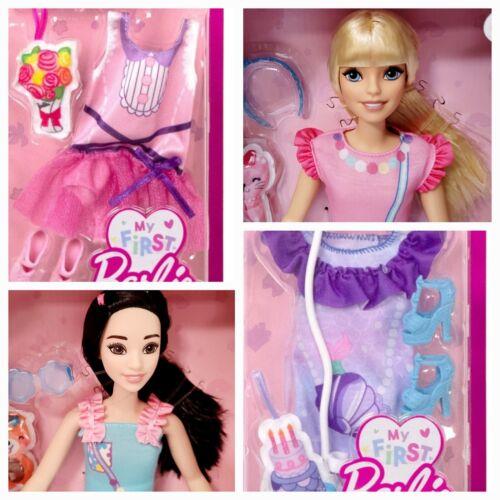 4 Barbie My First Barbie Preschool Doll Malibu Renee 13.5 Posable+ 2 Outfits