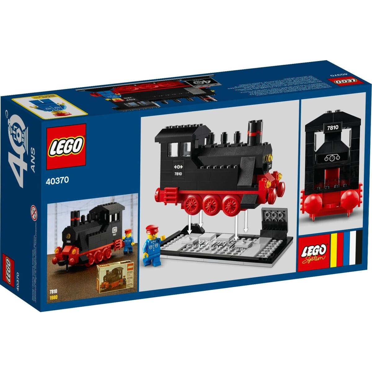 Lego Trains 40370 Trains 40TH Anniversary Set Limited Edition Promotional Set