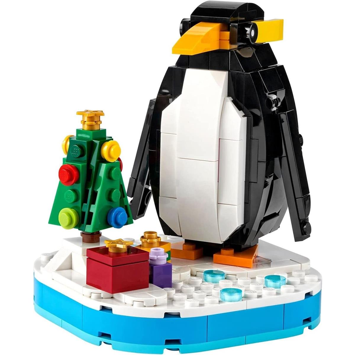 Lego 40498 Christmas Holidays Set Penguin with Tree Rare 244 Piece Toy For Kids