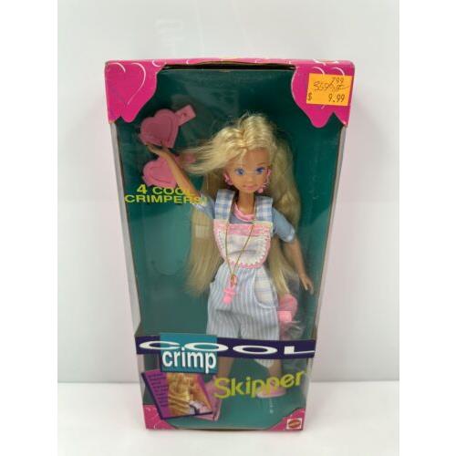 Vintage 1993 Barbie Cool Crimp Skipper Doll 11179