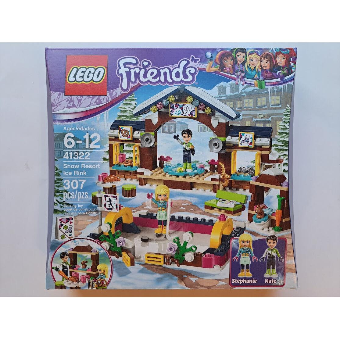 Lego Friends Snow Resort Ice Rink 41322 2017 C-10 Mint Mimb