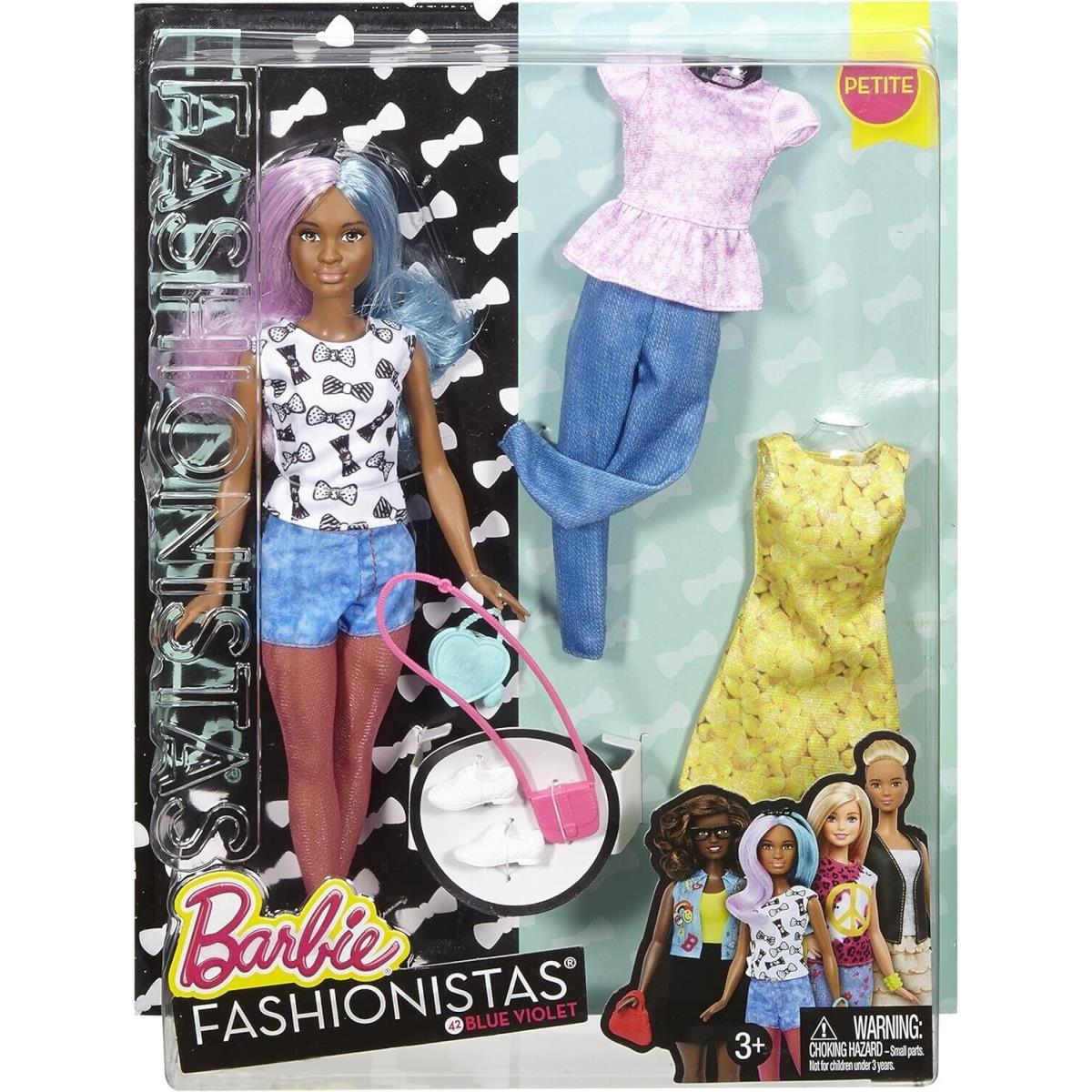 Barbie Fashionistas Limited Edition Blue Violet Doll with Accessories