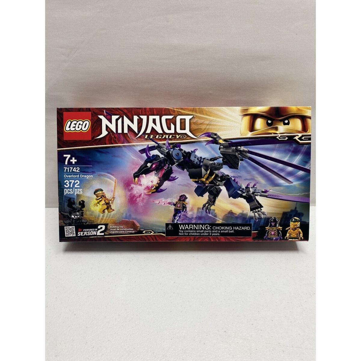 Lego Ninjago 71742 Overlord Dragon 372 Pcs Retired 2022