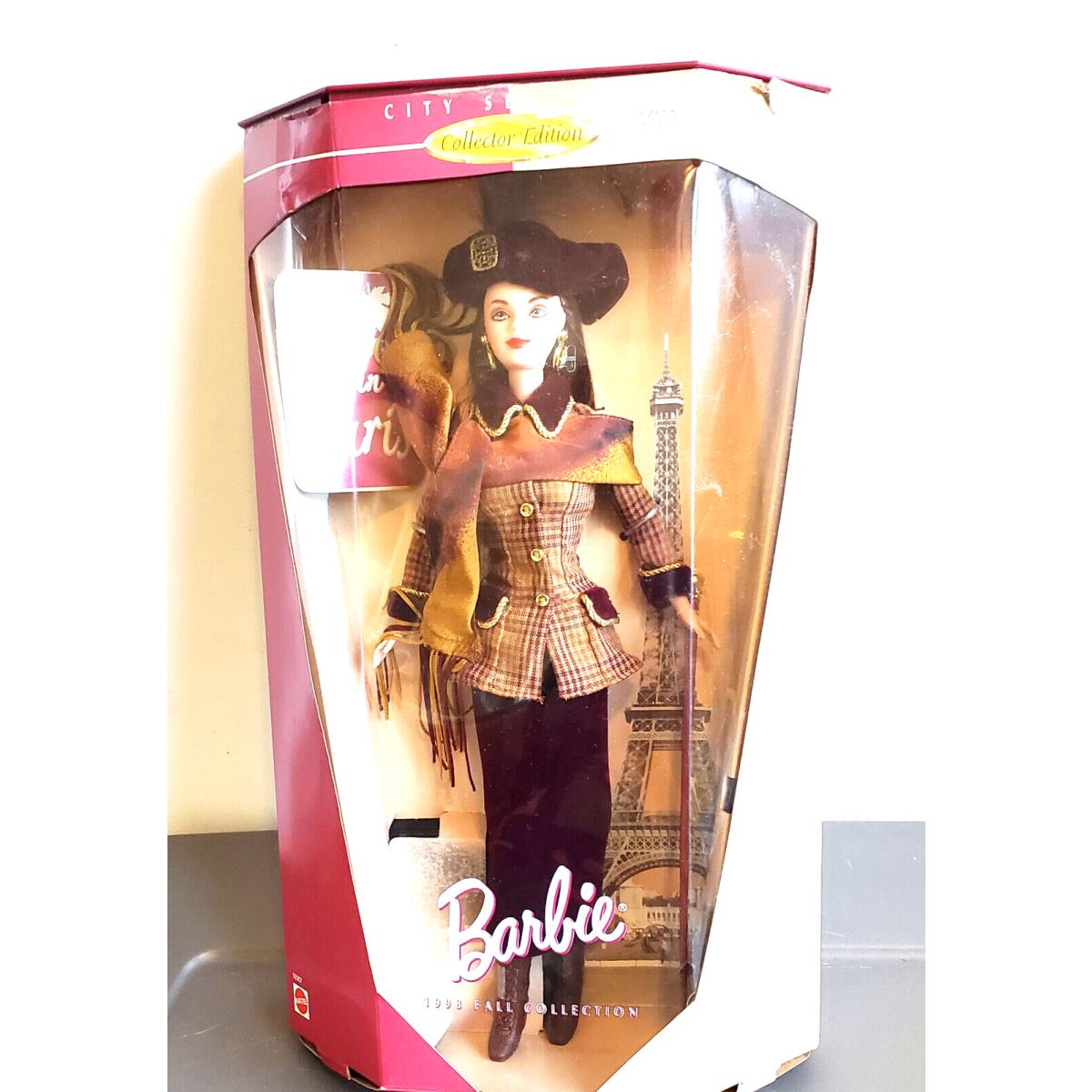 Barbie Autumn in Paris Collectors Edition City Series 1998 Mattel