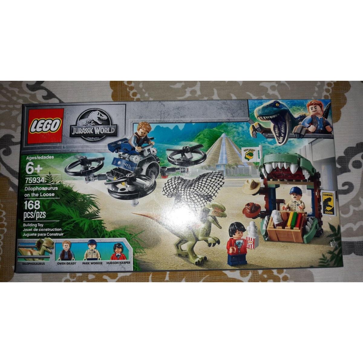 Lego Set 75934 Jurassic Park Dilophosaurus ON The Loose NM