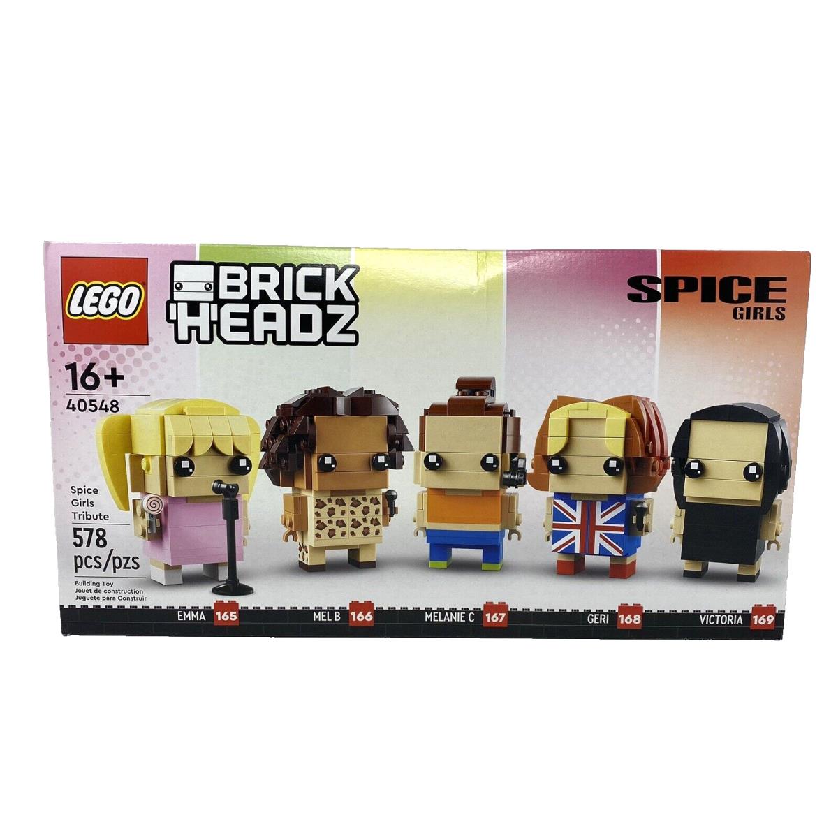 Lego Brickheadz: Spice Girls Tribute 40548 Building Set Toy 578 Pcs