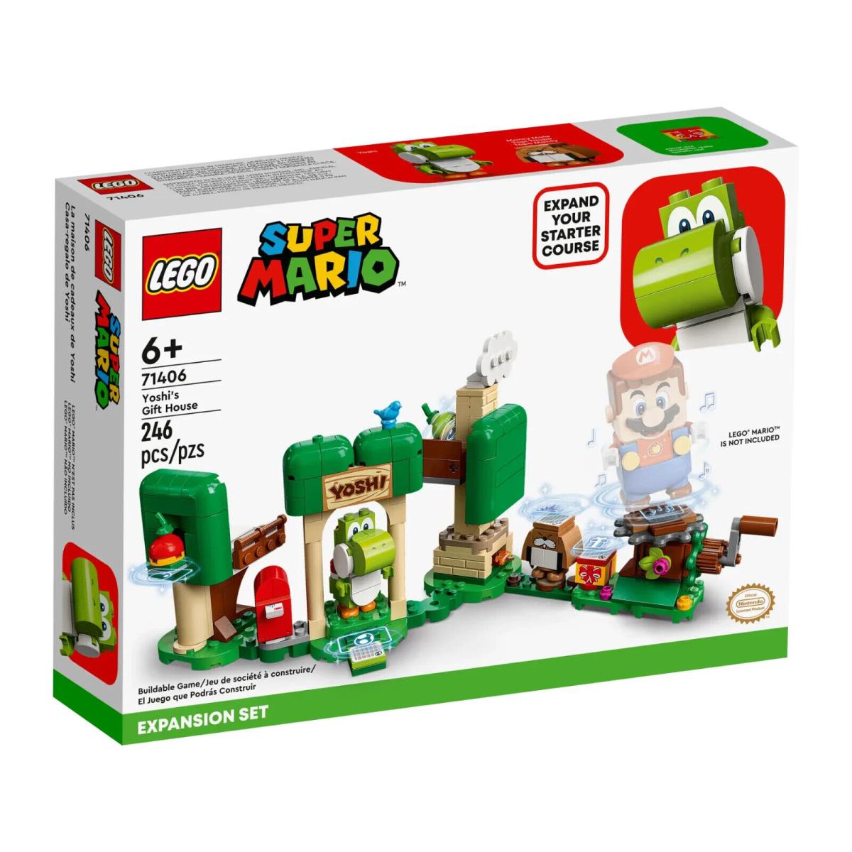 Lego Yoshi`s Gift House - Expansion Set 71406 Super Mario Building Set