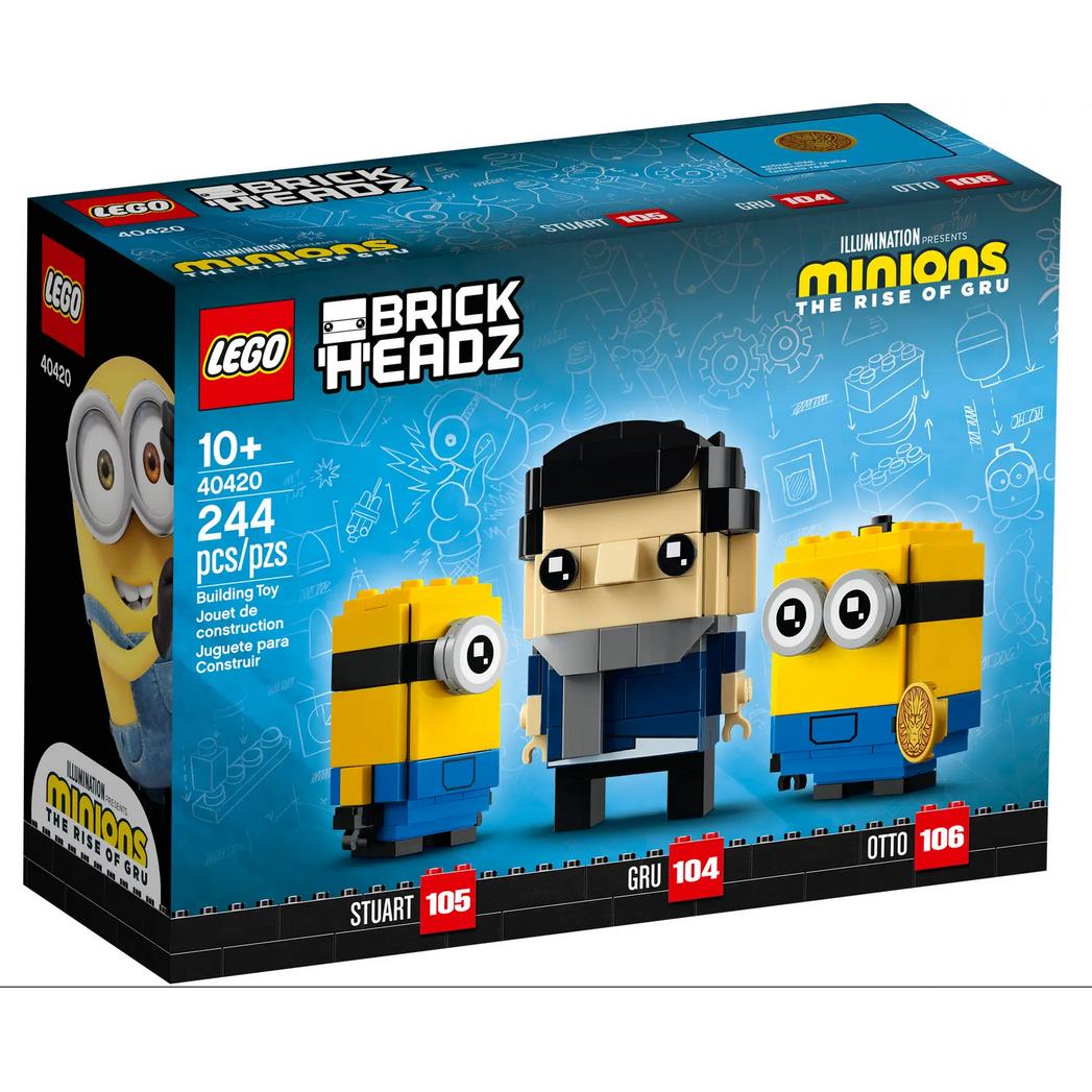 Lego Brickheadz Minions The Rise of Gru Stuart Otto 40420 - Retired Set