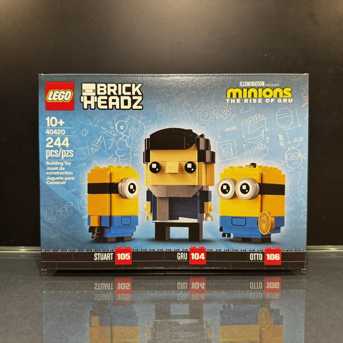 Lego 40420 Brickheadz Minions - Gru Otto and Stuart