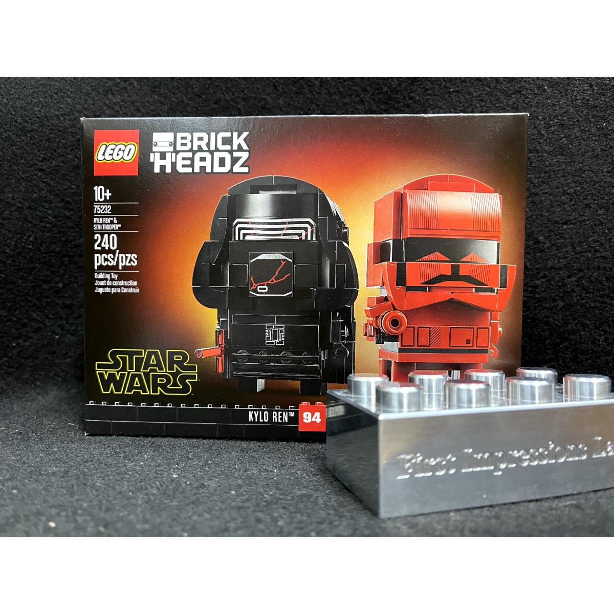 Lego 75232 2019 Brickheadz Star Wars Kylo Ren Sith Trooper New/nisb - Retired