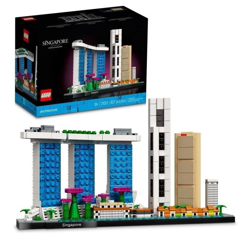 Lego 21057 Architecture Singapore Model Building Set Adults