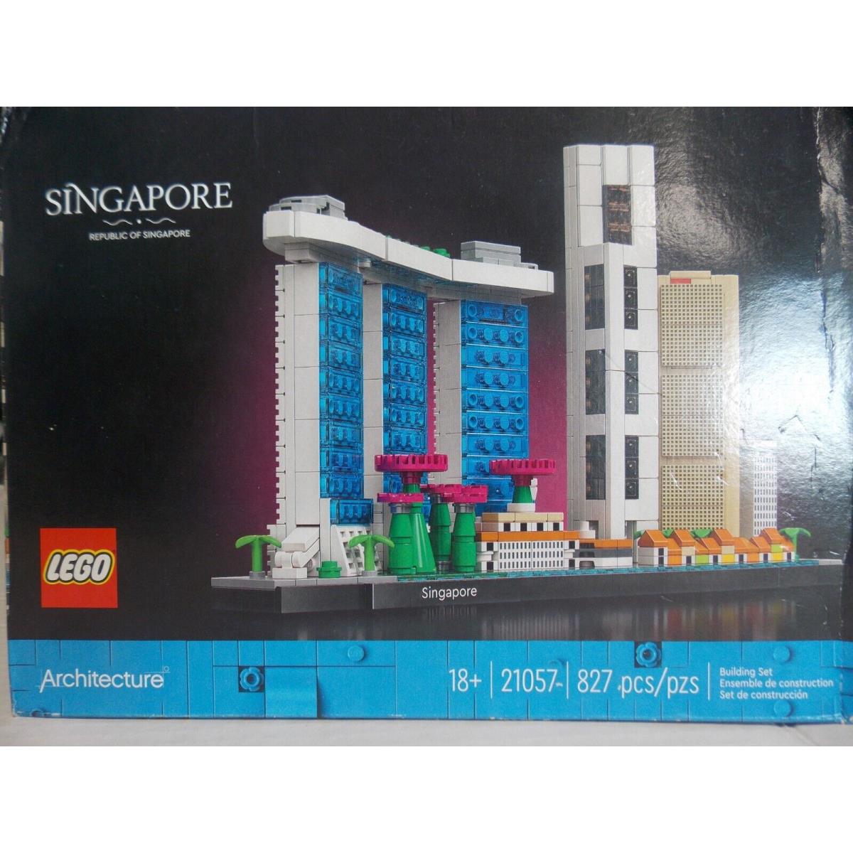 Lego Architecture: Singapore 21057 827 Pieces