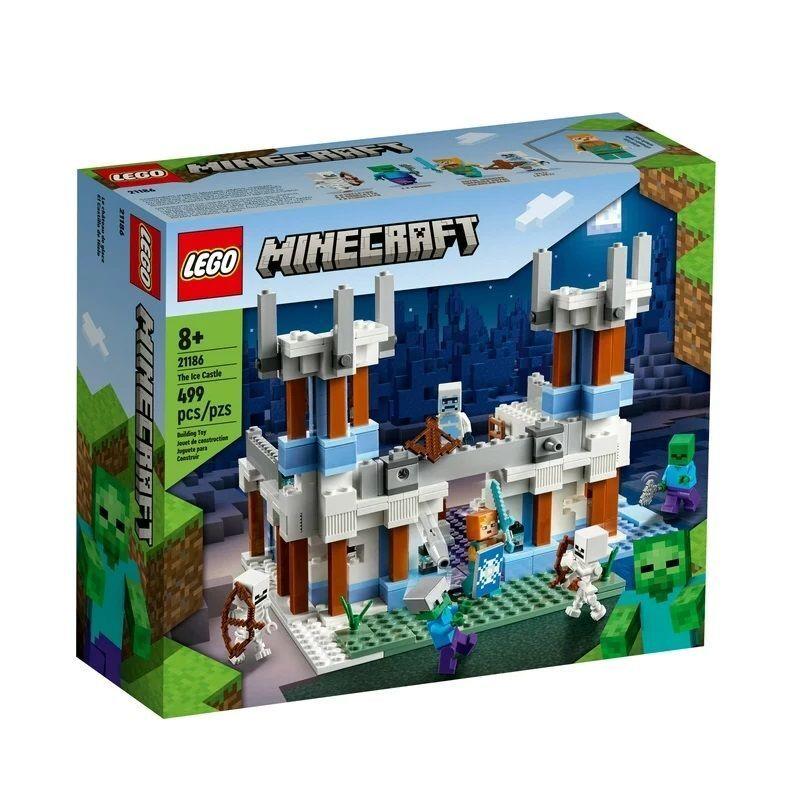 Lego Minecraft 21186 The Ice Castle 499 Pcs Building Toy